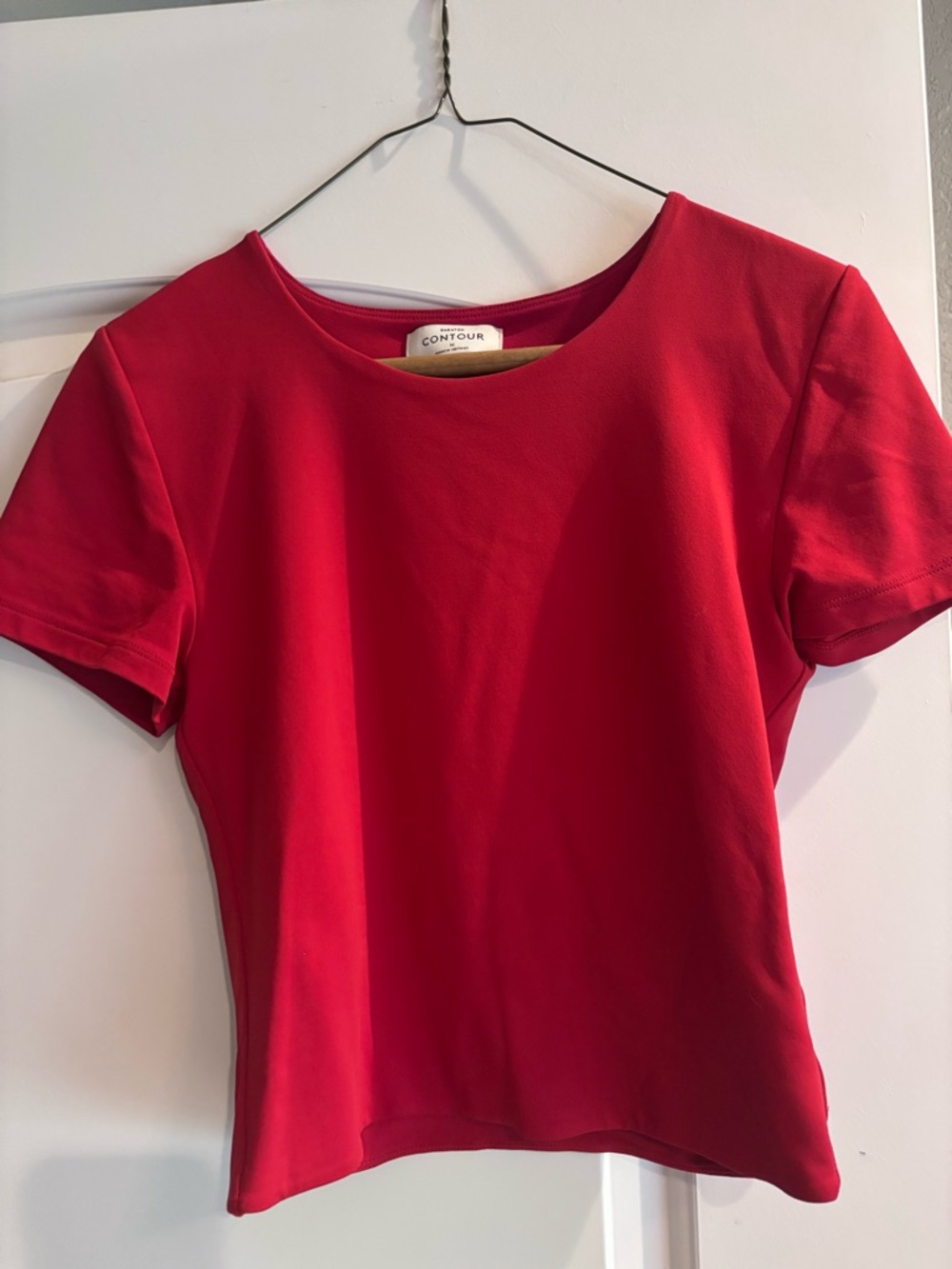 Aritzia Babaton crop Short Sleeve Top